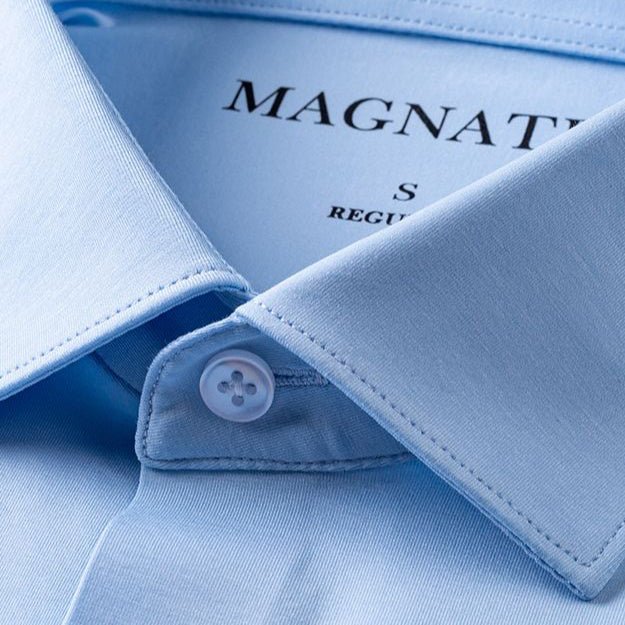 The Director - Blue Supima Shirt - Magnates Limited