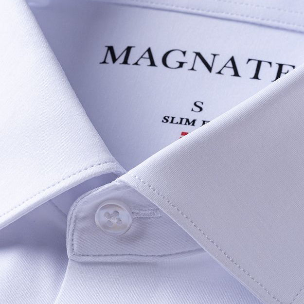 The Magnate - White Supima Shirt - Magnates Limited